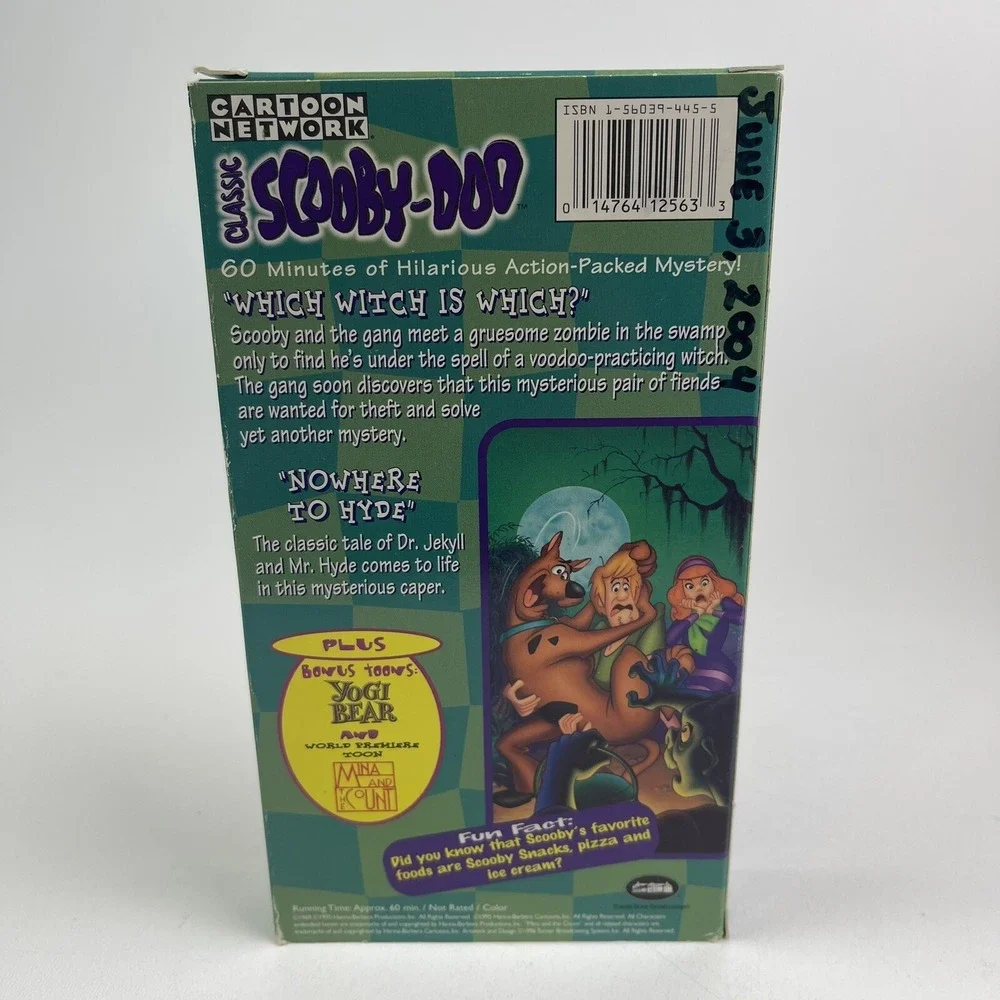 Scooby Doo Where Are You Which Witch is Which VHS 1997 Cartoon Network
